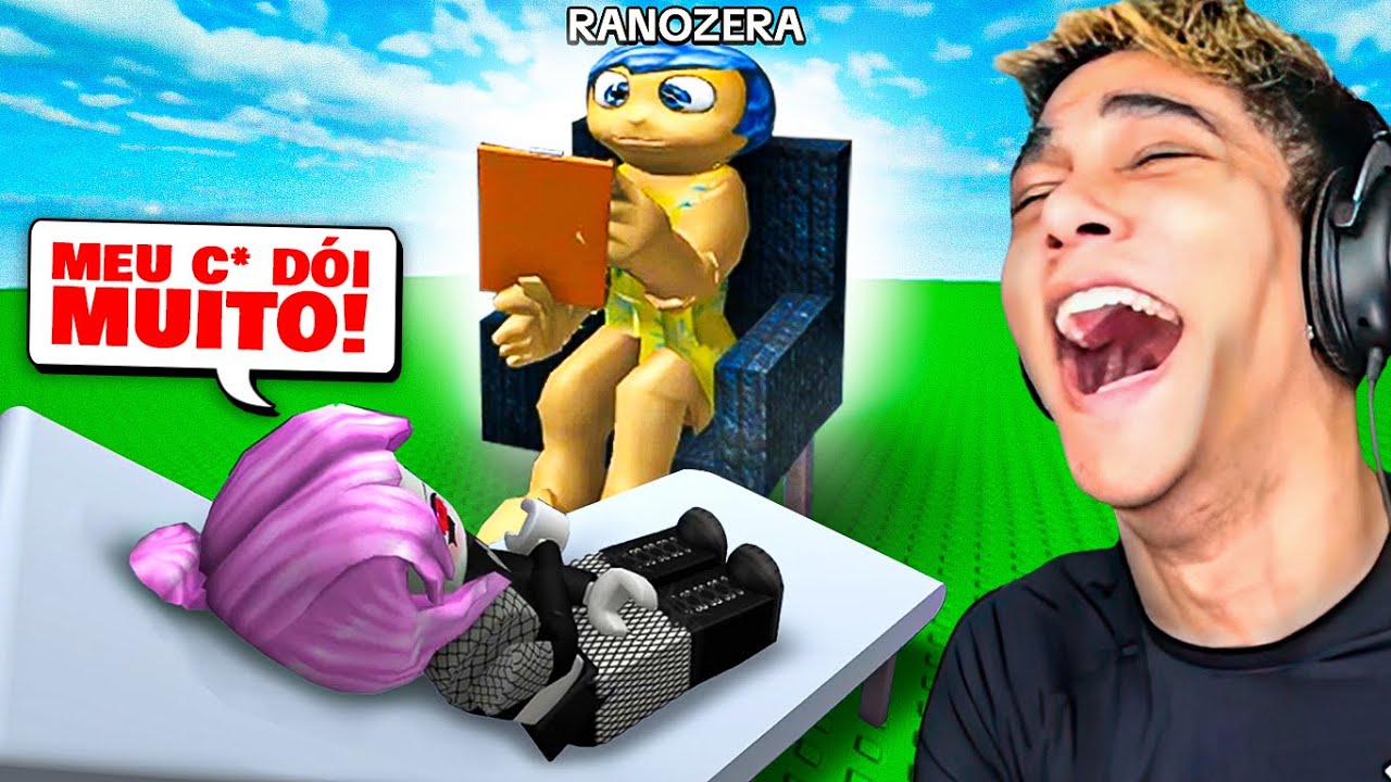 JOGUEI ROBLOX PELA PRIMEIRA VEZ (e foi um caos 😨)