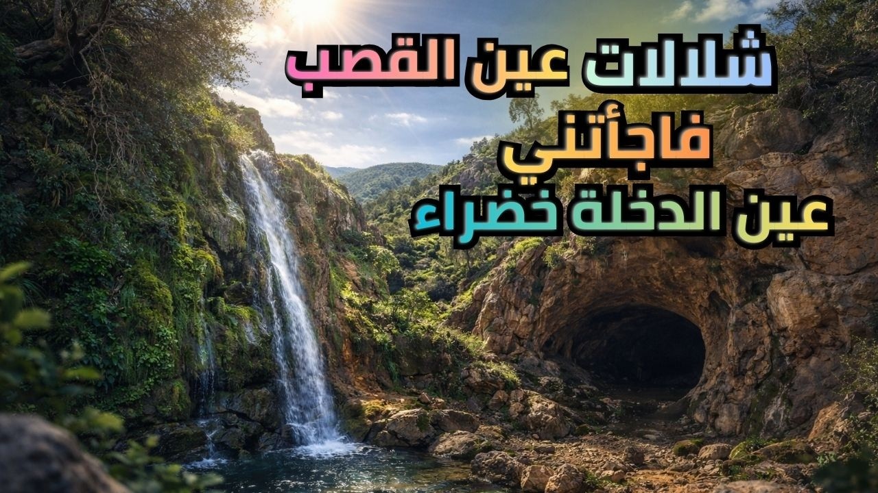 جمال الطبيعة نواحي الدار البيضاء 🌳🌊 شلالات غير مشهورة في بنسليمان ☘️😍