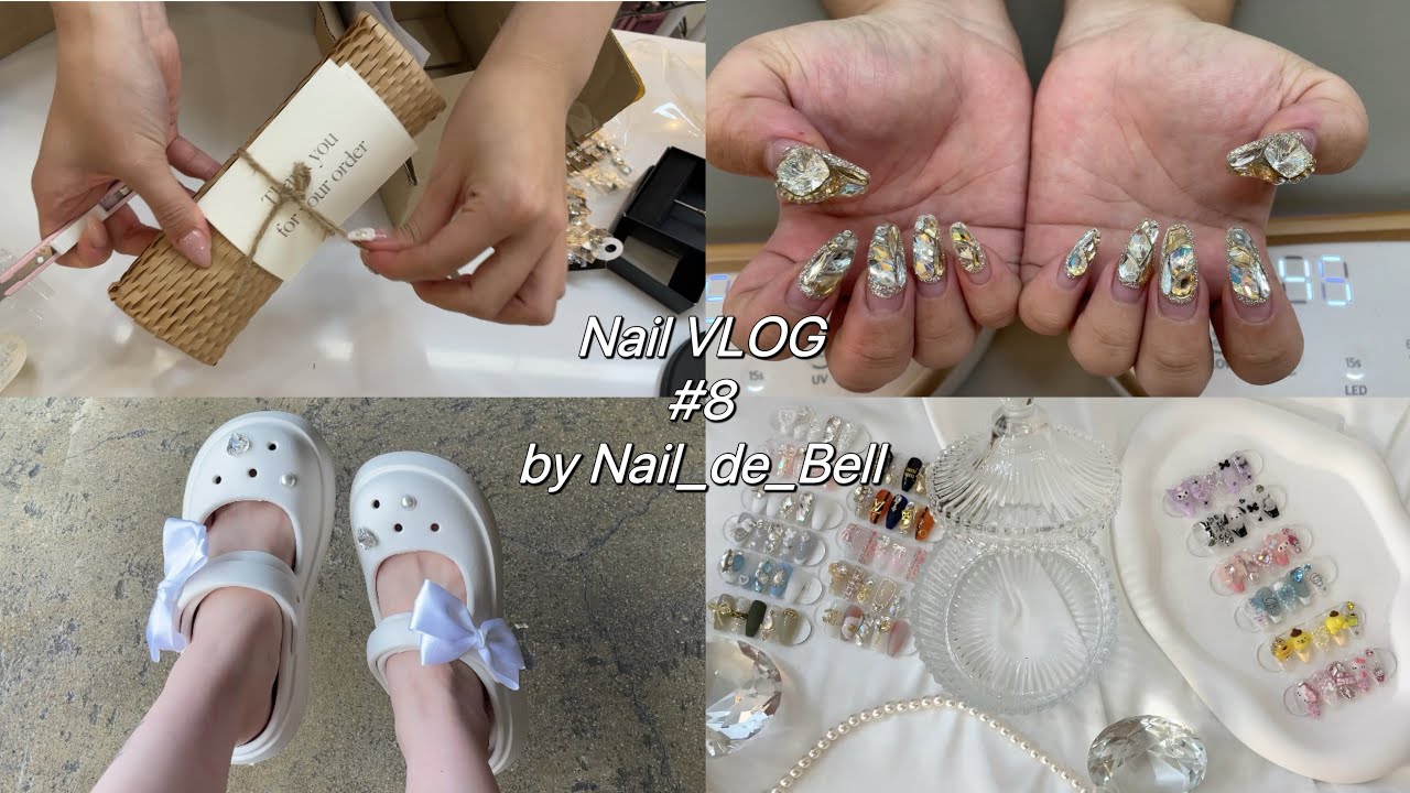네일샵 원장의 일상VLOG💓|시술영상 제거부터 아트까지✨|9월이달의아트🍂|언박싱영상 분량 가득가득|유지력 좋은네일샵👍🏻|화려한네일 전문 샵| 지비츠꾸미기 |네일드벨❤️