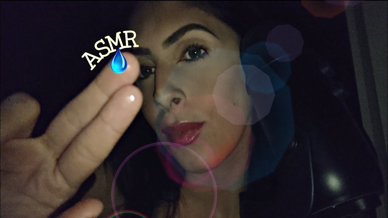 ASMR - Fazendo uma pintura pra te deixar mais bonito (a) Spit Painting 💦🎨🖌️