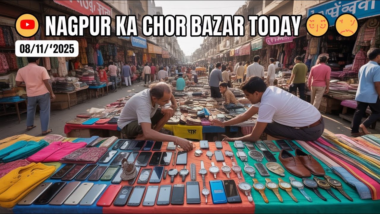 Chor Bazar Nagpur Today 08/11/2025 | चोर बाजार नागपुर आज का | Nagpur ka chor bajar