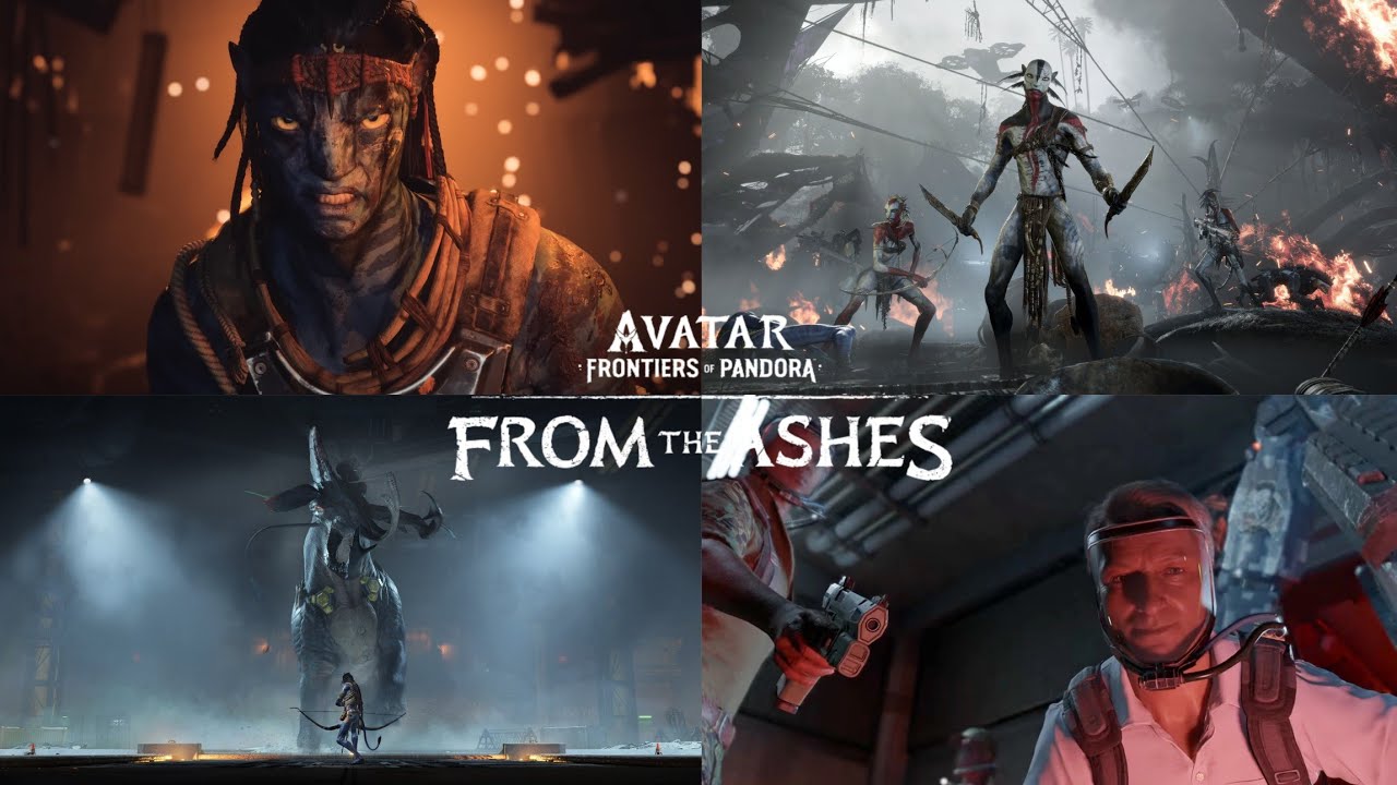 Avatar Frontiers of pandora & From The Ashes All Boss Fights & Endings