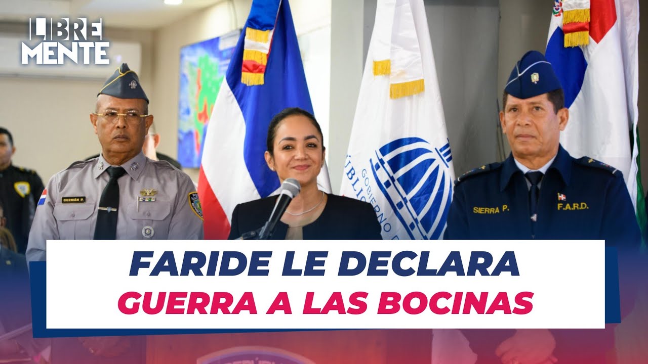 Faride Raful advierte: Seguiremos quitando bocinas a quien perturbe la paz