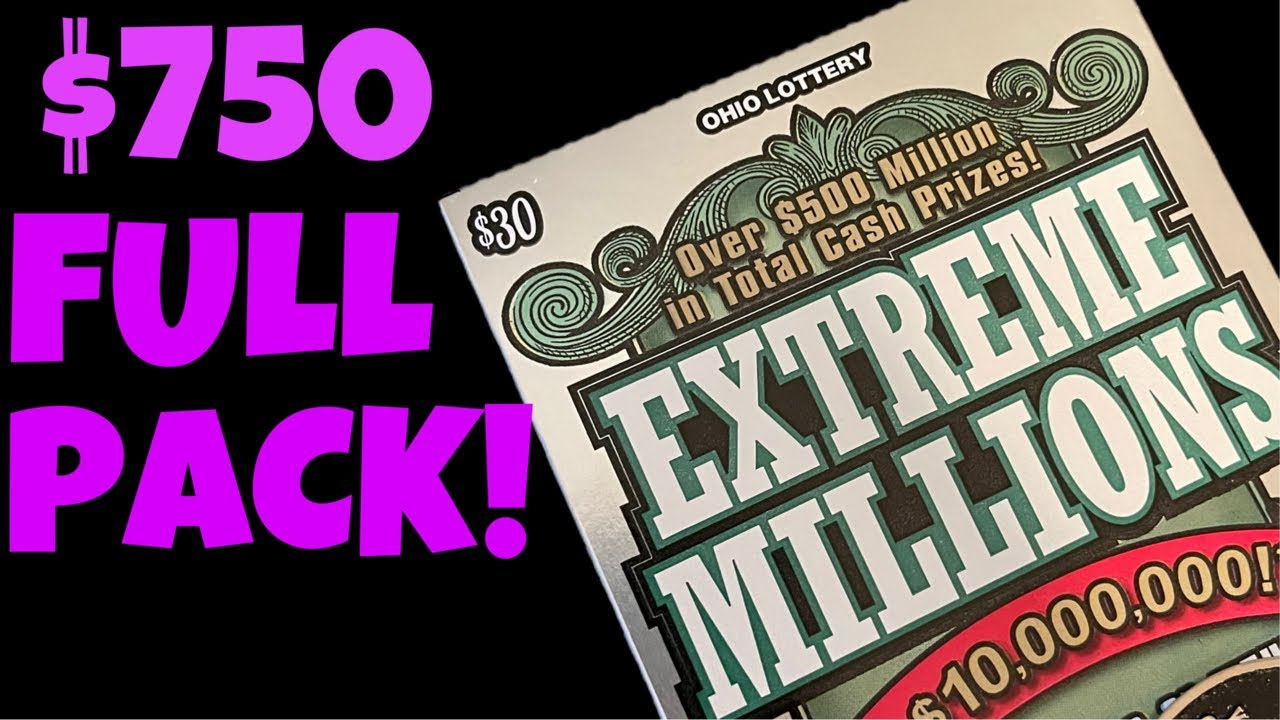 🟣EXTREME MILLIONS!!🟣 $750 FULL PACK!!🟣 OHIO LOTTERY TICKETS!!🟣