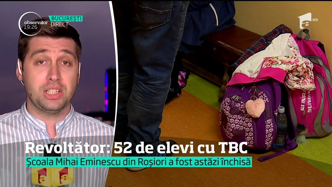 Focarul de tuberculoză de la şcoala din Roşiori de Vede se extinde dramatic. 52 de copii au fost