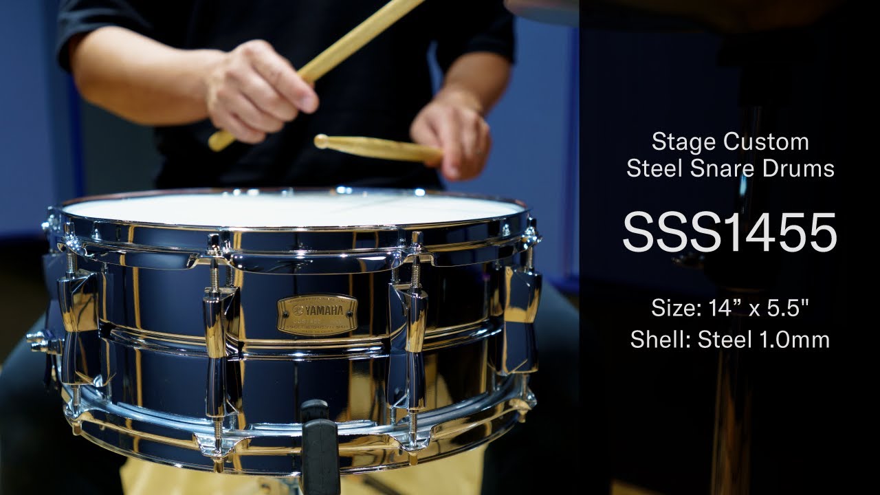 Yamaha | SSS1455 Snare Drum | Sound Demo