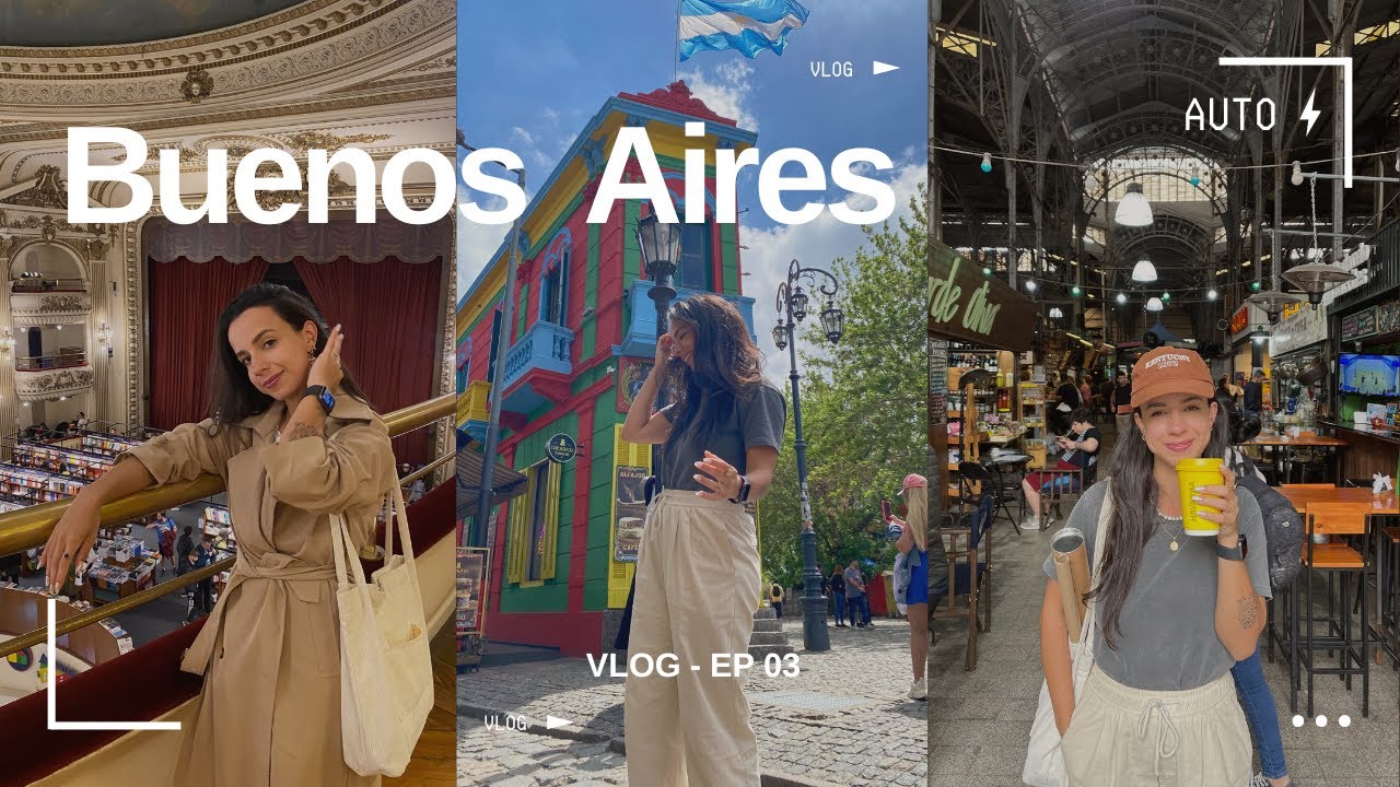Buenos Aires ep.03 - Vlog Malba, Don Julio, El Ateneo, La boca, San Telmo, McDonalds e Planetario