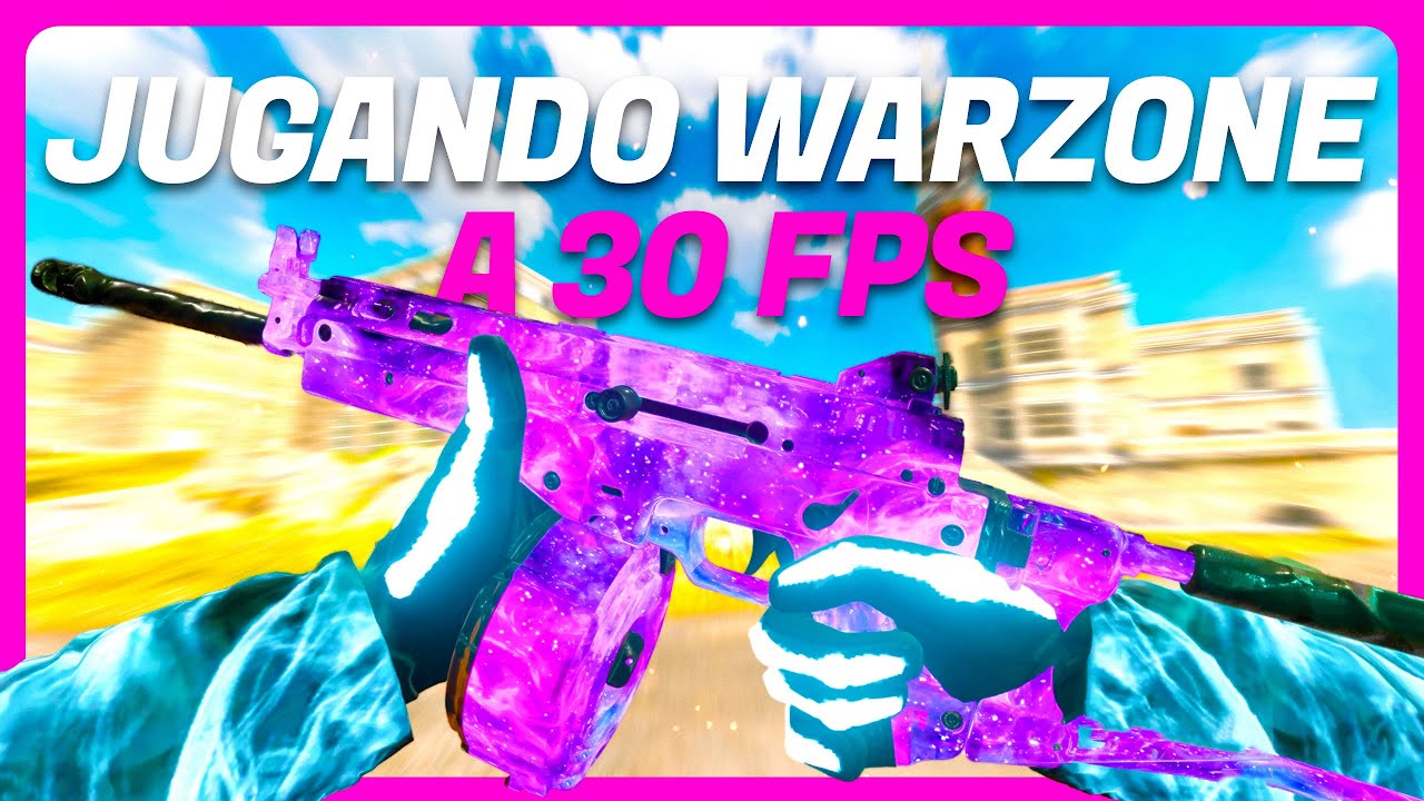 ME RETARON a JUGAR WARZONE a 30 FPS... y esto pasó 💀