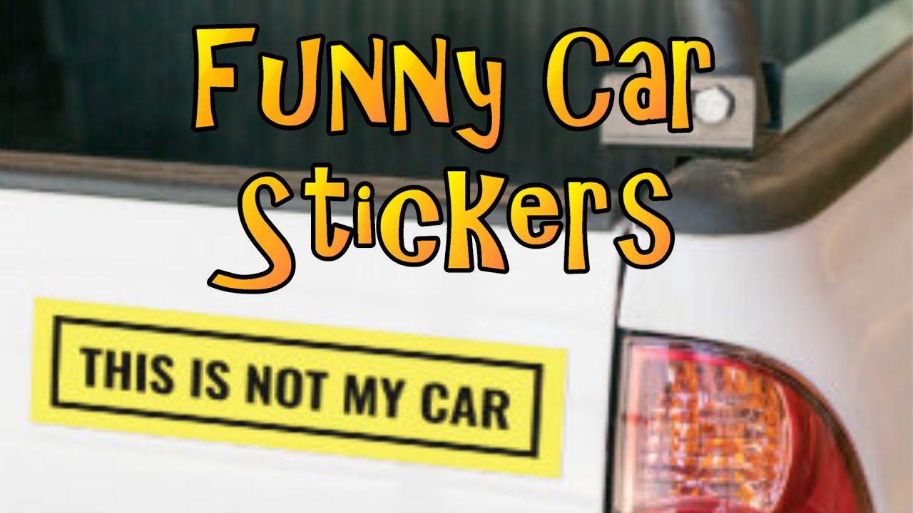Funny Car Stickers Enjoy Your Journey