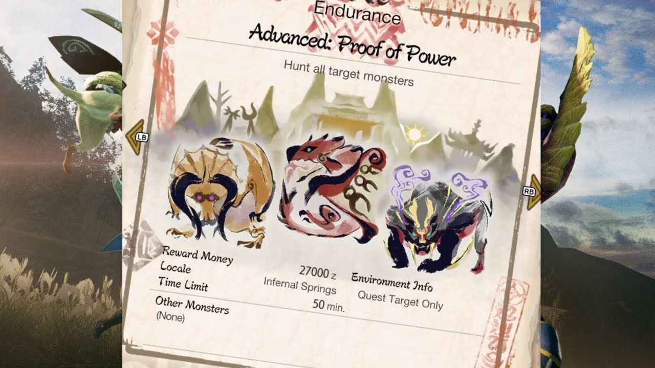 Advanced: Proof of Power | Monster Hunter Rise Hub Quest 129