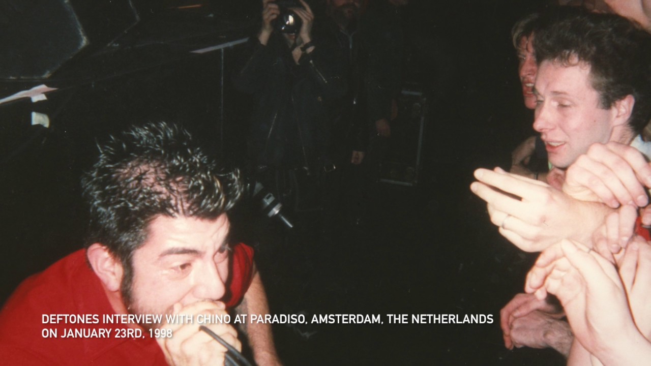 Deftones - Interview with Chino at Paradiso, Amsterdam, The Netherlands 1998 [HD]