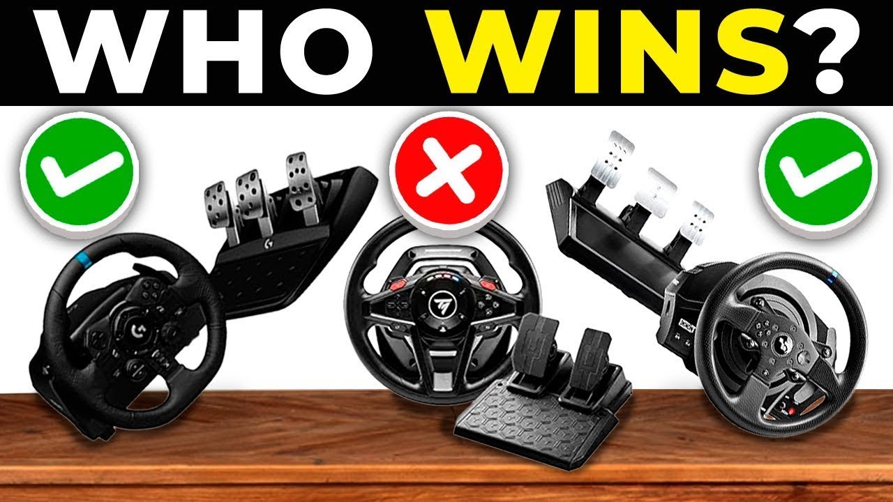 ✅ ТОП-5 ЛУЧШИХ ГОНОЧНЫХ РУЛЕВЫХ УСТРОЙСТВ ДЛЯ PS5 2025 ГОДА | Thrustmaster, Logitech и другие