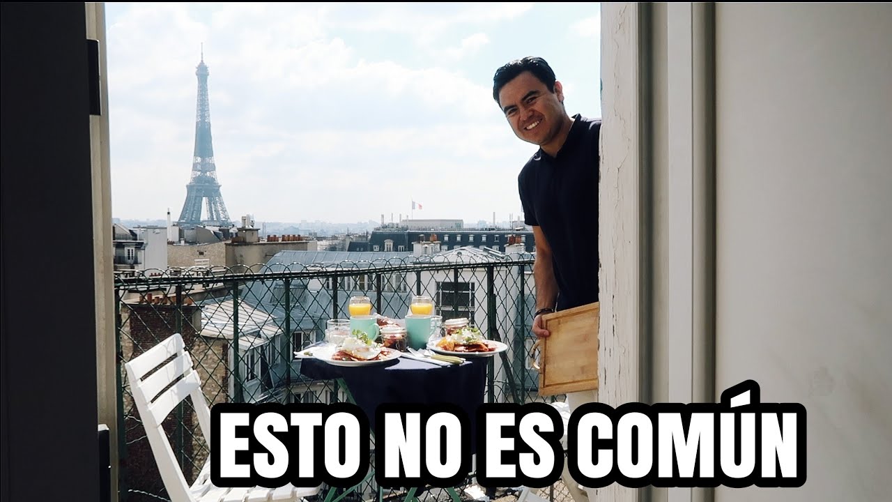 Músico de la calle QUE VIVE FRENTE A LA TORRE EIFFEL 😳