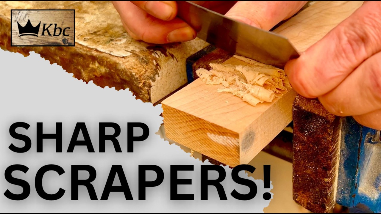 STOP creating dust! De-Mystifying card scraper sharpening!