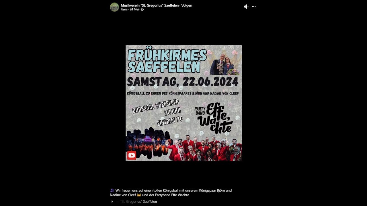 Köningsbal Saeffelen 22 juni 2024