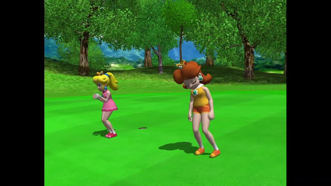 Mario Golf: Toadstool Tour (Nintendo GameCube) - Character Match - Peach vs. Daisy