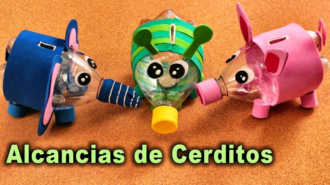 ALCANCIAS DE CERDITOS | HAZLO TU MISMO | DIY | MANUALIDADES