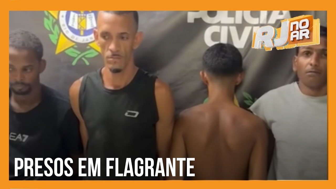 DUQUE DE CAXIAS | TRÊS TRAFICANTES PRESOS E UM MENOR APREENDIDO