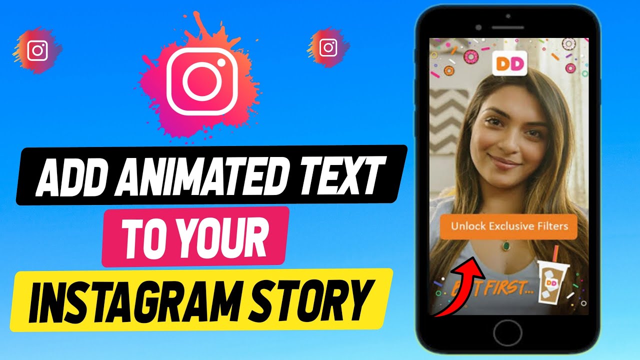 How to Add Animated Text in Instagram Story || instagram Story IDEAS