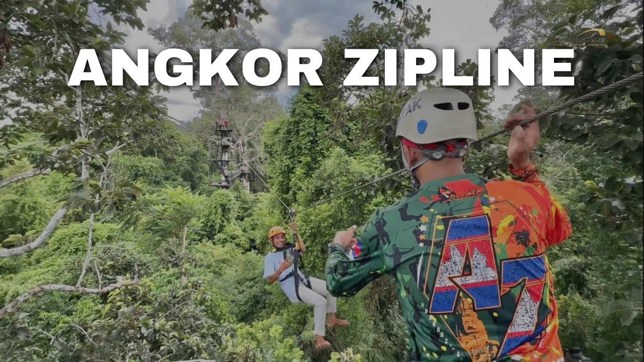 Angkor Zipline | Wow Activity in Angkor Park | Siem Reap Activities