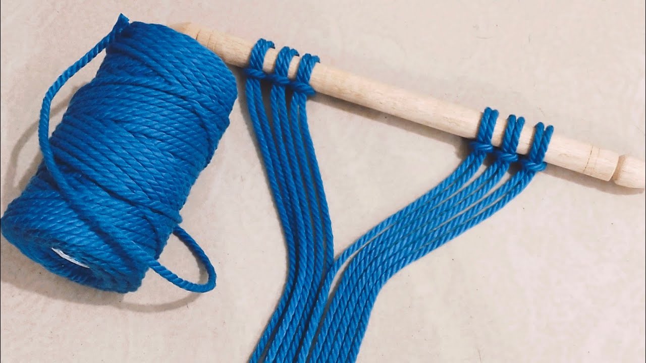Mini Macrame pattern 2024 easy - Macrame Simple Wall Hanging - Macrame Hanging