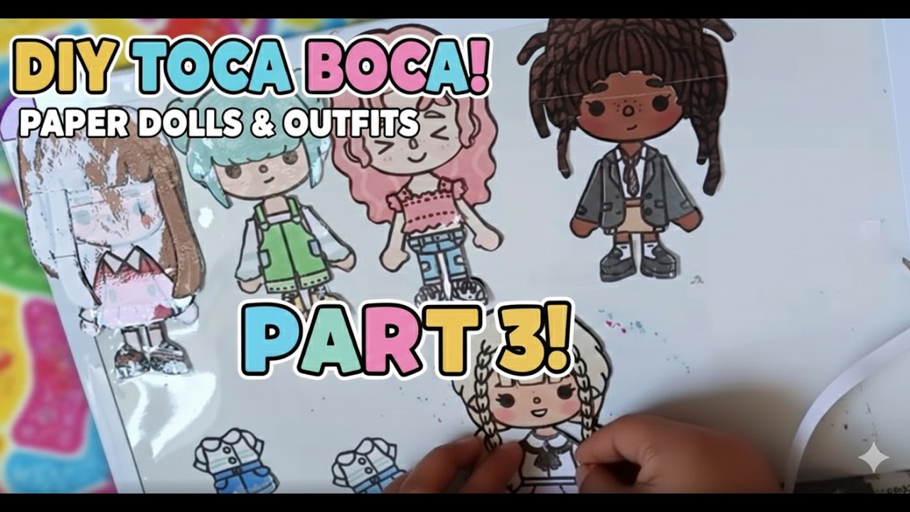Paper Doll DIY Part 3 | Easy Paper Craft