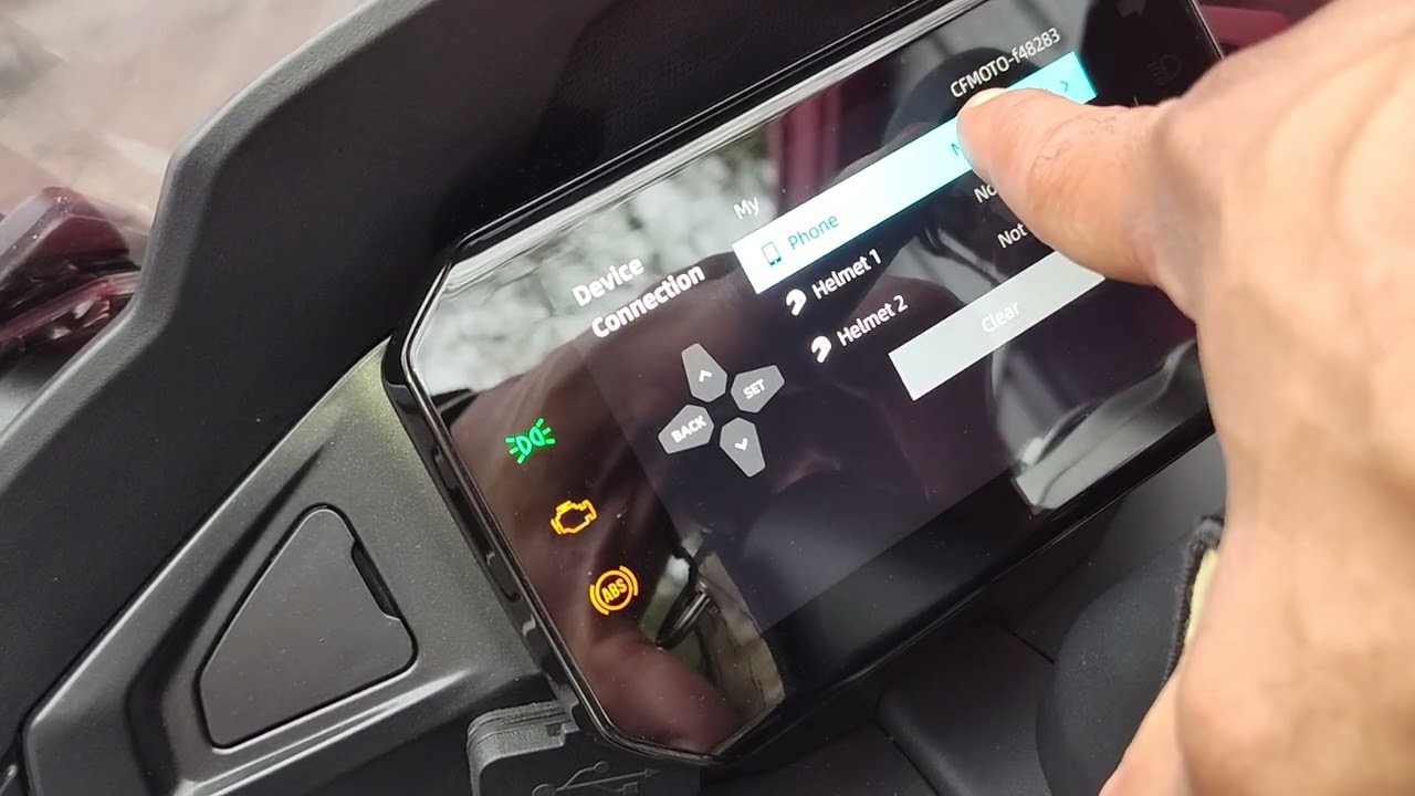 2025 Cfmoto 675 SS TFT Display in detail  let's take a look shall we 675 motoman SS style 😉