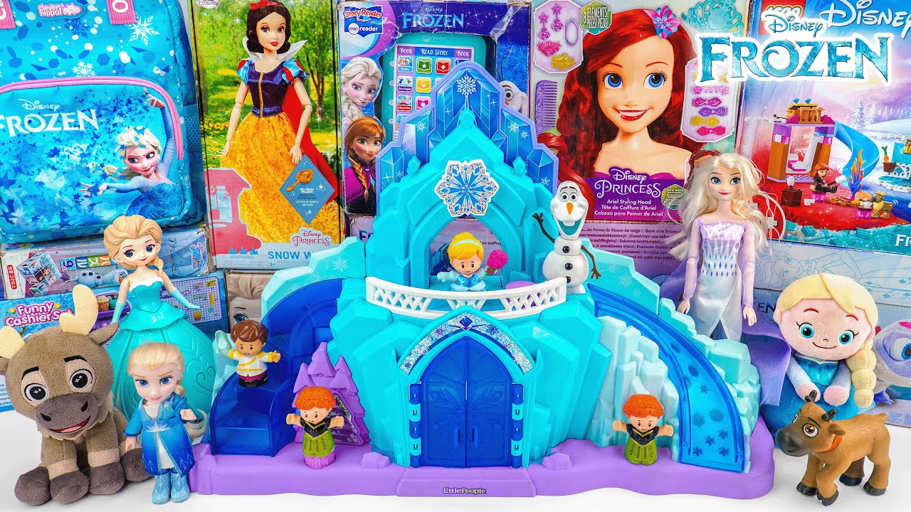 Unboxing Disney Frozen Toys Series | Elsa's Ice Palace Toy | Royal Clothes and Fashions Playset
