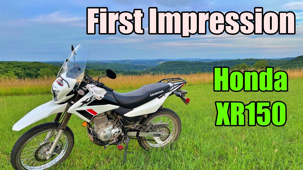 I bought a dual sport motorcycle! My new Honda XR150!