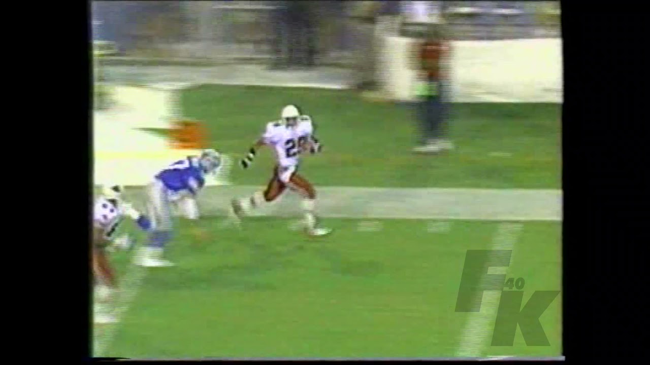 Dennis Erickson Collapses Over Game Losing Pick 6 1995 vs Arizona