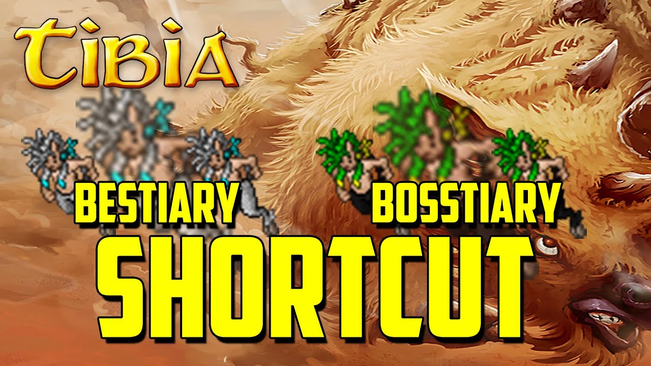 UŻYJ SKRÓTU! ŁATWA BESTIARKA NA RAPIDA! - TIBIA - SHORTCUT - Raxias  Boss - Arctic Faun Bestiary
