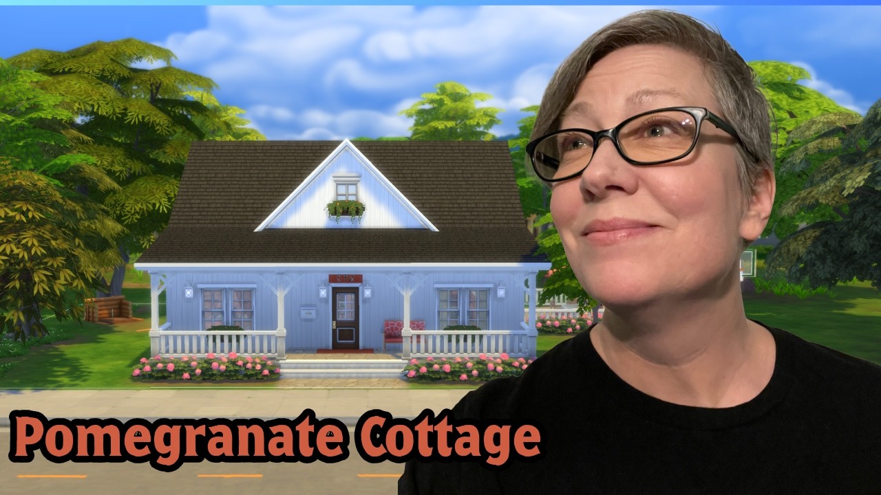 Let's start Spring early/Pomegranate Cottage! #staceykinnz #pomegranatecottage #thesims4 #sims4
