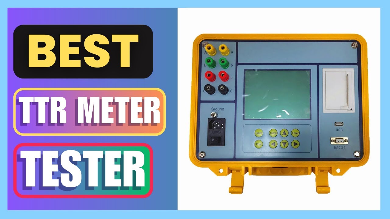 Best Digital Variable Ratio Polarity Three Phase Automatic TTR Meter Review