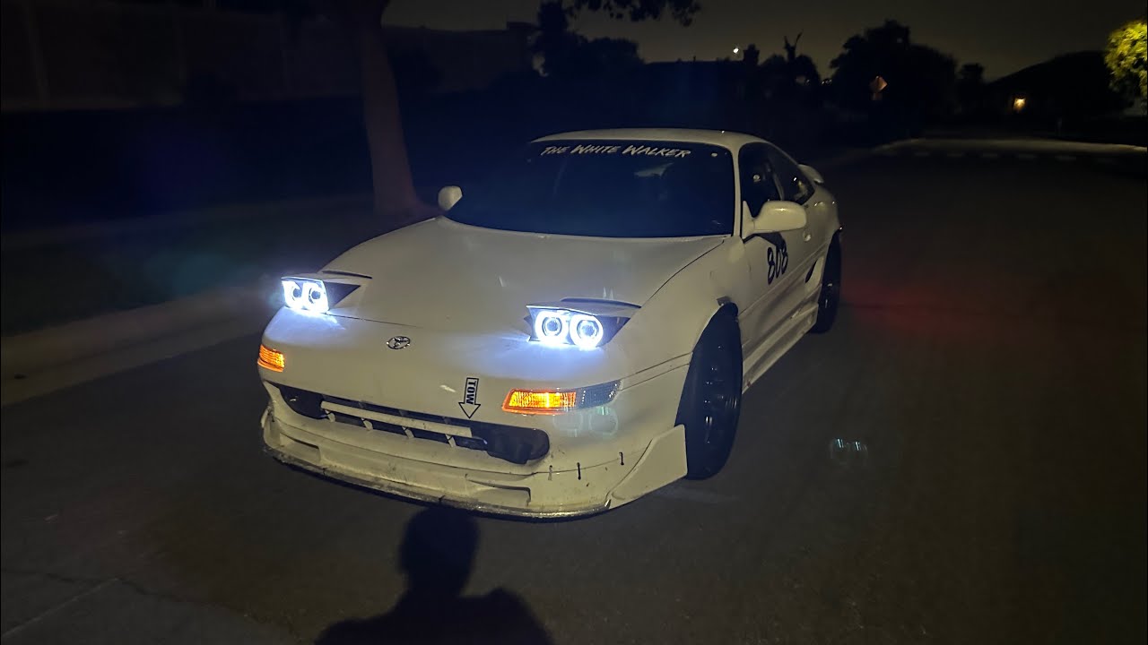 BobMr2: самостоятельная установка фары Garage P Halo для SW20 MR2
