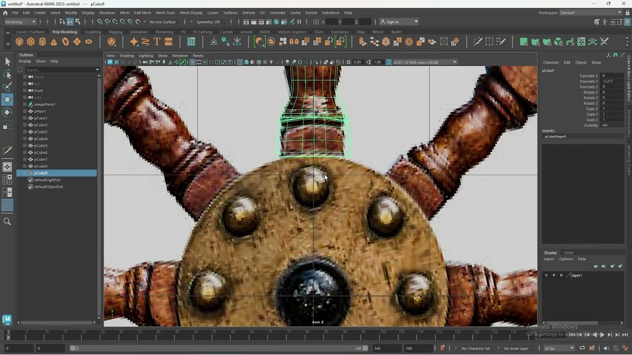 Create Stylize Ship Helm In Maya | Maya Tutorial for Beginners | CGVISION