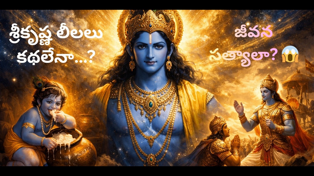Sri krishnudu lillalu in telugu! sri radha Krishna story