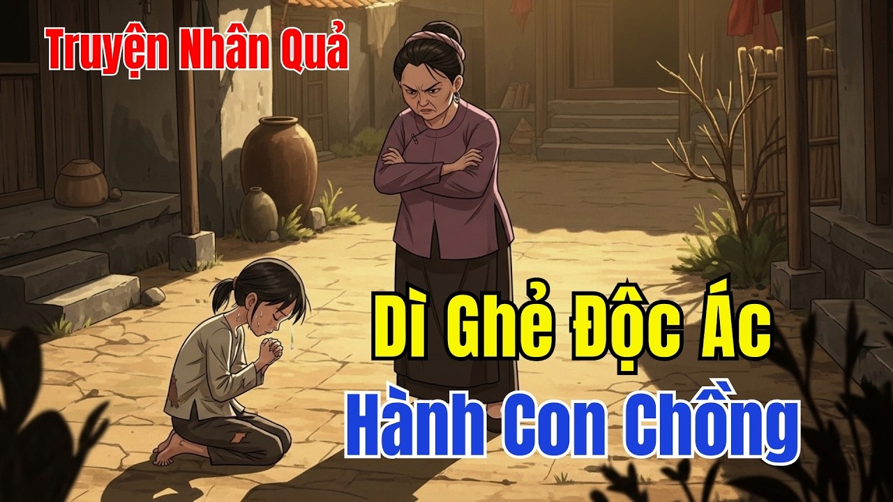 Dì Ghẻ Hành Hạ Con Riêng Trong Im Lặng – Một Trưa Hè Định Mệnh | Nhân Quả Gia Đình Âm Thầm Theo Sau