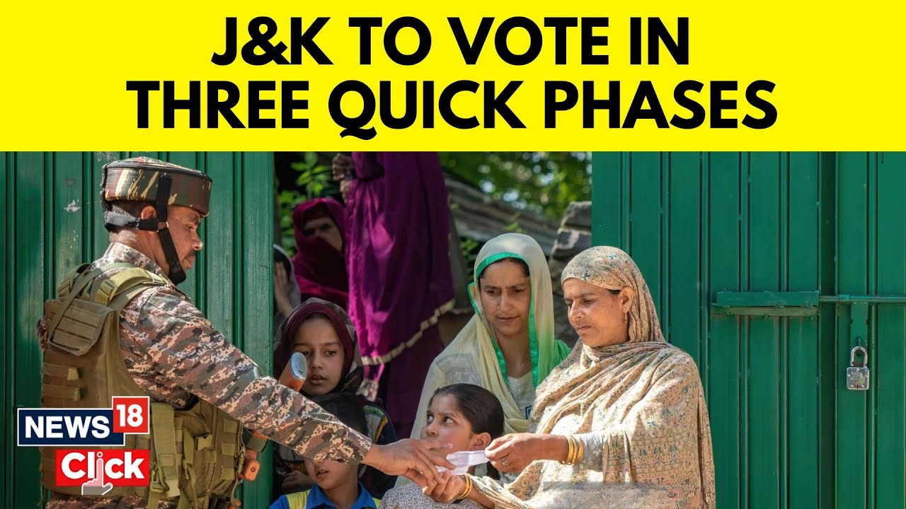 Jammu & Kashmir Elections | Election Commission Announces Three-Phase Voting For J&K | News18 | N18V