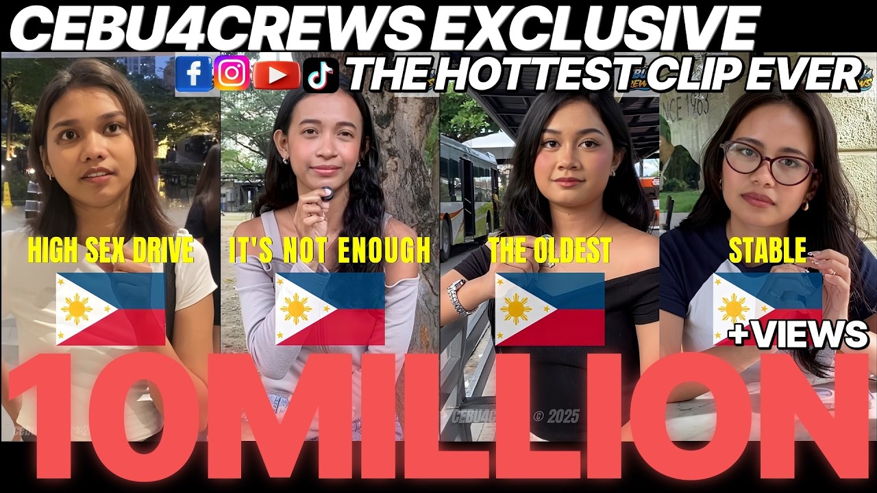 🔥Beautiful Cebu Girls Compilation – Viral Street Interviews! 😍🇵🇭✨Part3