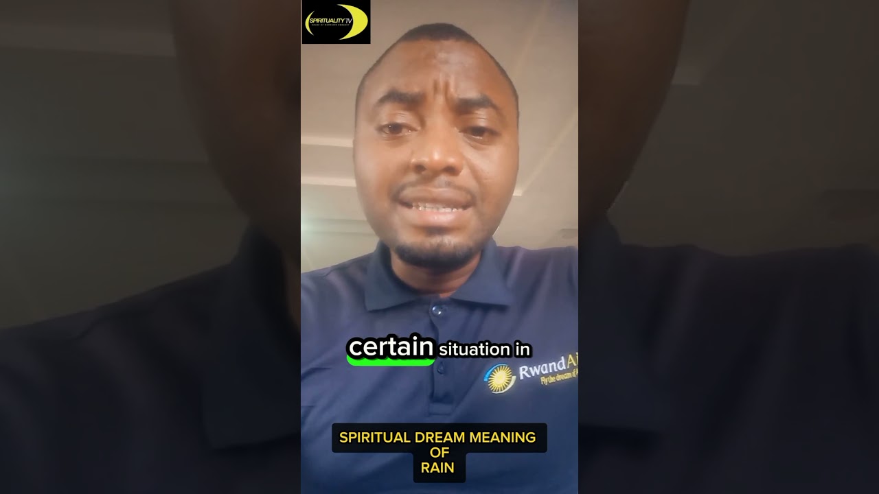 Spiritual Dream Meaning of Rain