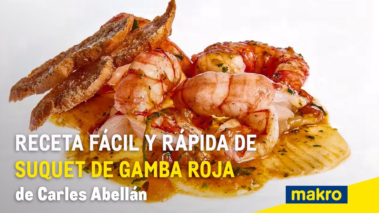 Receta fácil y rápida de suquet de gamba roja de Carles Abellán