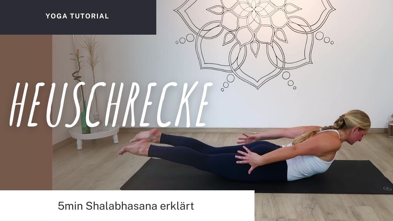 Heuschrecke | Shalabhasana | Yoga Übung für den Rücken