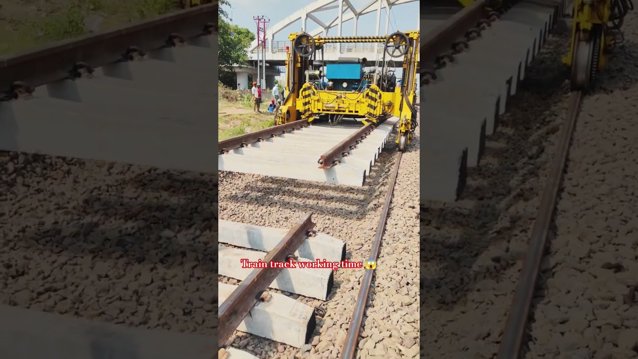 Train track working time 🥺 Master Study delhi police result ssc gd rrb ntpc group D result #sscboard