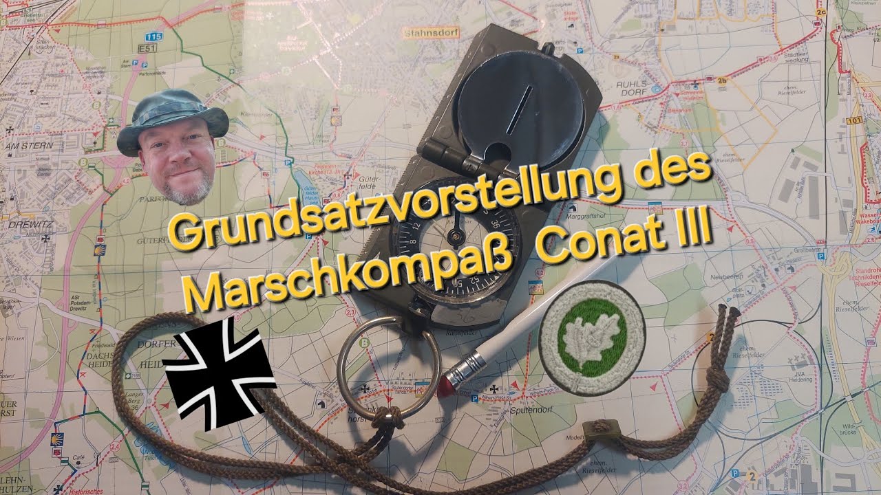 Grundsatzvorstellung des Bundeswehr Marschkompaß Conat III