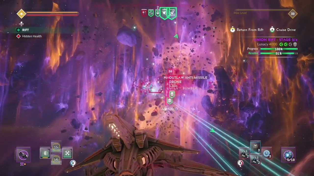 Everspace 2 Wraith 4k Lunacy build