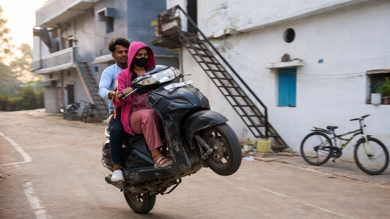 Meri Bhen Ne Scooty Uda Di 😱 pehli Baar Me hi 