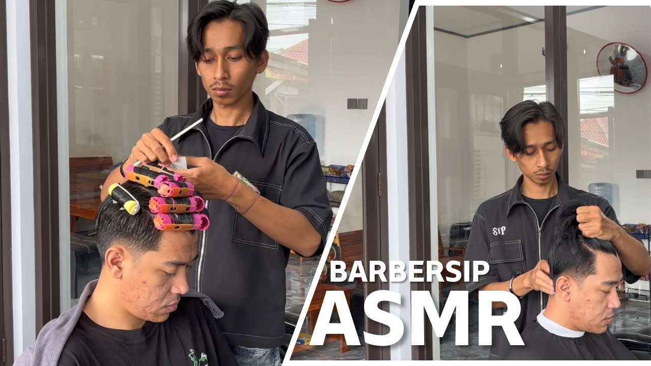 ASMR Haircut and Head Massage Experience That Helps You Sleep Deeply #asmr #sleep #relaxing #haircut