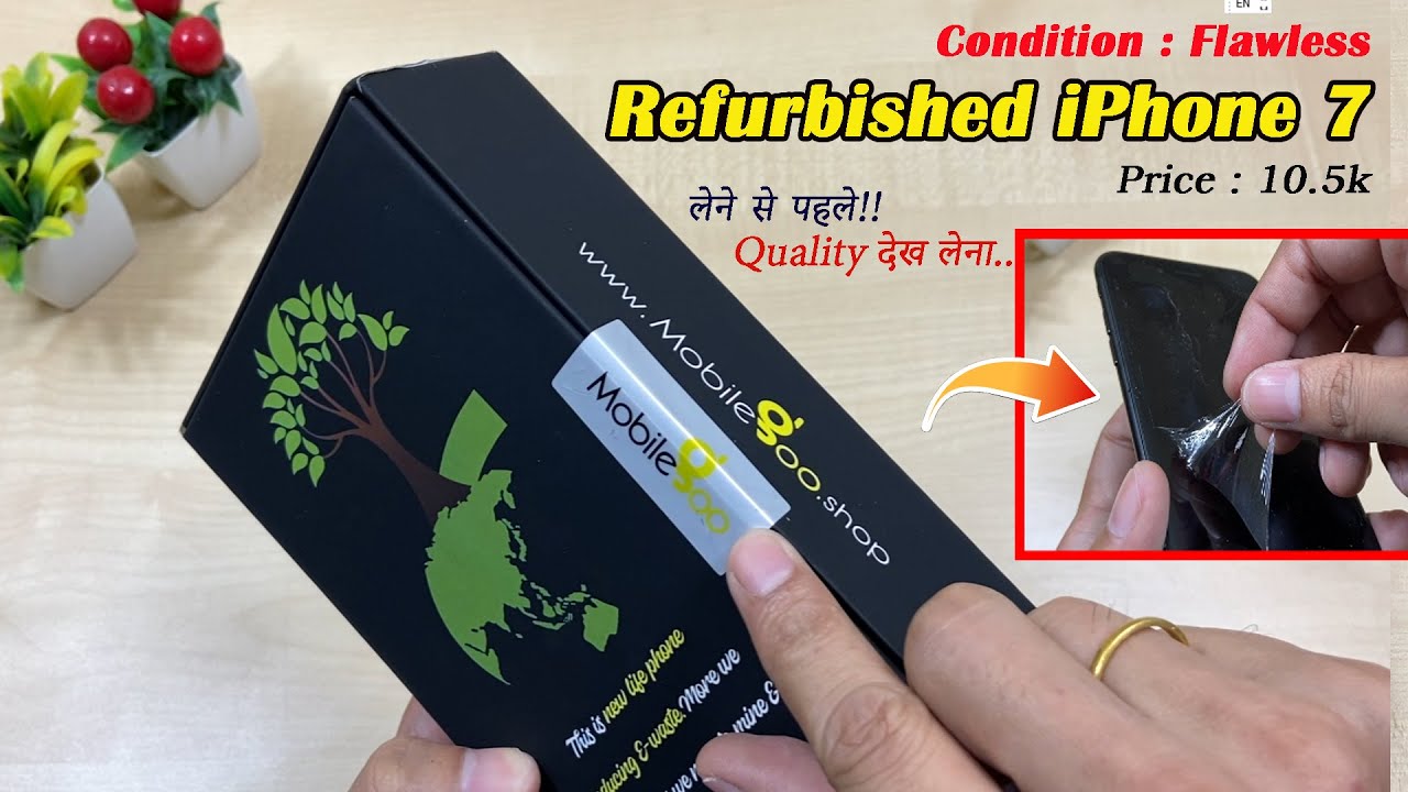 Refurbished iPhone 7 from Mobilegoo | Unboxing & Honest Review