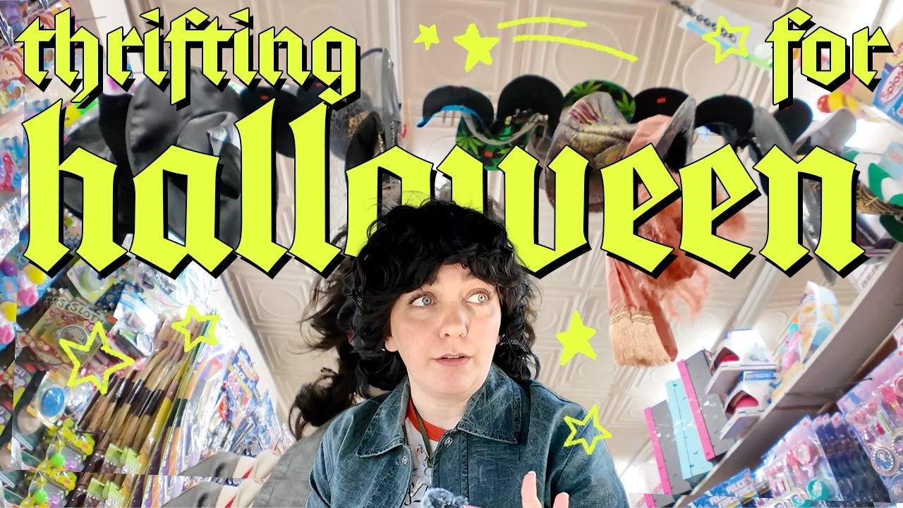 Stop doomscrolling & come thrift with me for HALLOWEEN 🎃🕸️