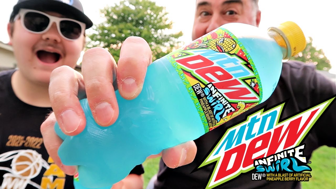 Ultimate MTN DEW Infinite Swirl Taste Test 🍍🍓